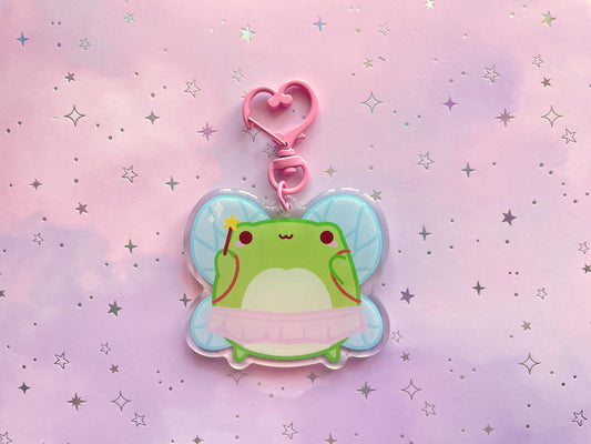 Fairy Frog Keychain | She Was A Fairy.