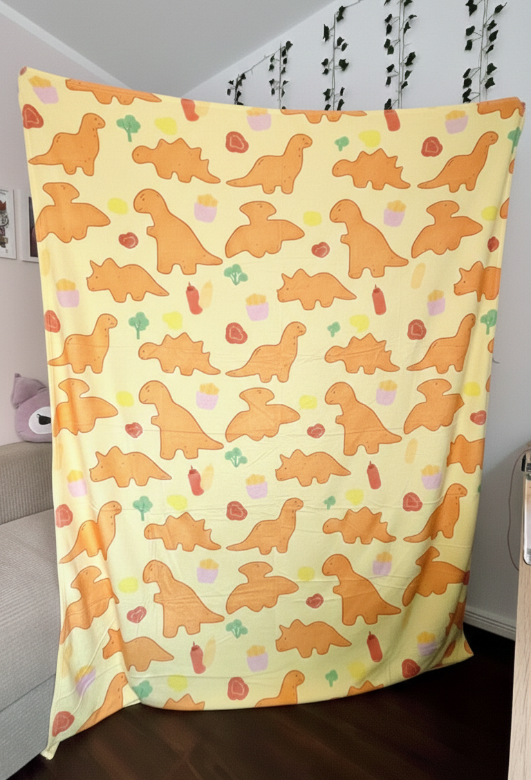 Dino Nugget Cosy Blanket