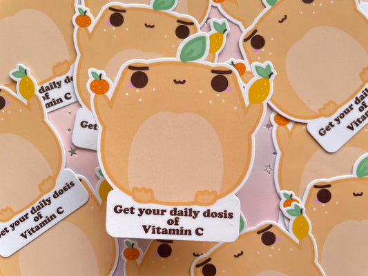 Frosch Vitamin Sticker Kawaii