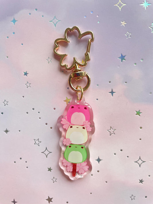 Mochi Frog Dango Keychain