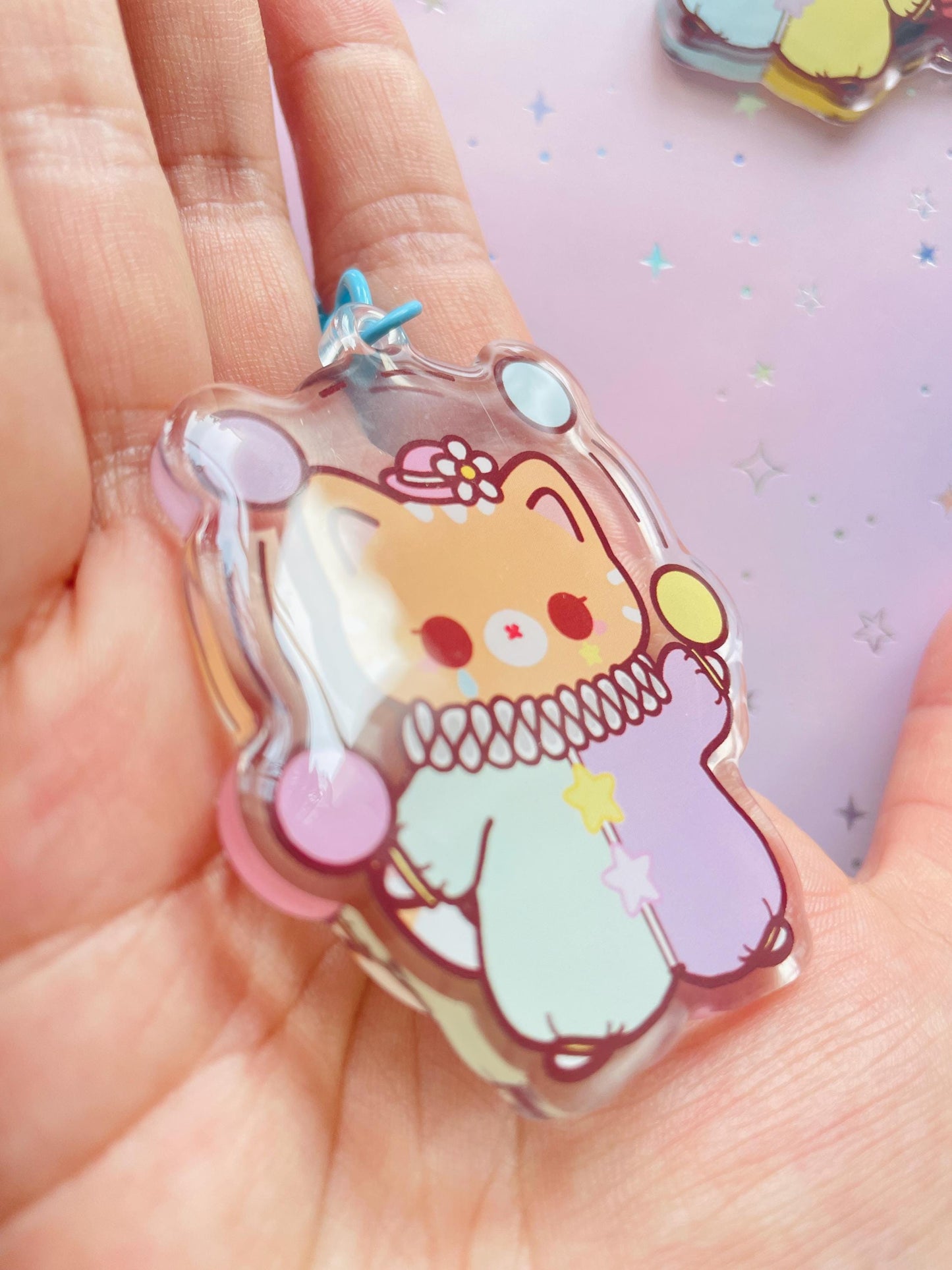 Cat Clown Keychain | Nero | Fabio | Milo