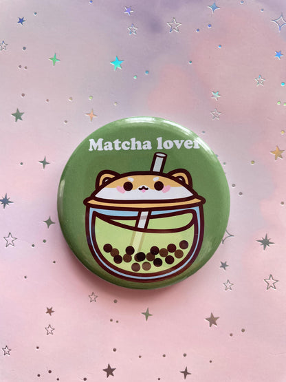 Bubble Tea Badge | Froggy Button