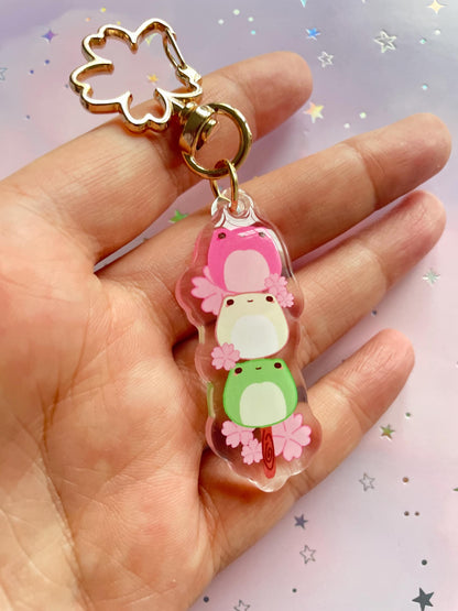 Mochi Frog Dango Keychain