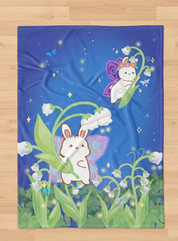 Fairy Bunny Cosy Blanket