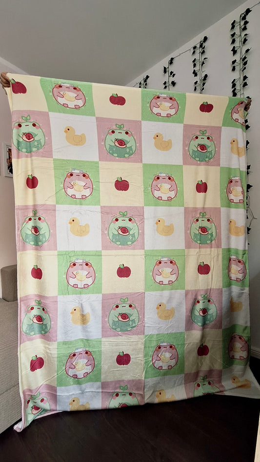 Froggy Love Cosy Blanket [PICK UP AT CONS ONLY]