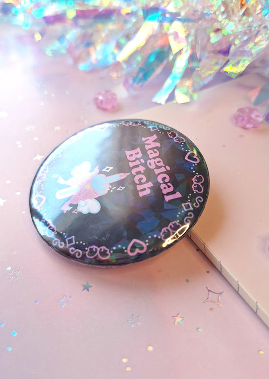 Magical B*tch Button | Baddie Pin